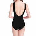thumbnail image 4 of UTSJKR Women Tummy Control One Piece Swimsuit Deep V Neck Push Up Cheeky Bathing Suit Open Back Sleeveless Slimming Swimwear Black XXL, 4 of 4
