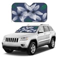 thumbnail image 3 of YFYANG Front Windshield Sun Shade, Watercolor Lilies Pattern Foldable Car Visor for Cars, Trucks, SUVs, Medium, 3 of 9