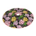 thumbnail image 2 of Bingfone Christmas Tree Skirt Mat Christmas Decoration Interior 30" -Colorful Roses, 2 of 6
