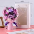 thumbnail image 2 of Ramos de flores preservadas HOTKBO Eternal Purple Roses x4, 2 of 7