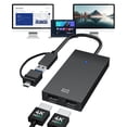thumbnail image 1 of Minthouz Répartiteur HDMI 4K pour Moniteurs Doubles, Répartiteur Double Moniteur Certifié DisplayLink, Adaptateur USB 3.1 vers HDMI pour Windows 10/11 et MacBook M1/M2/M, 1 of 9