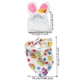 thumbnail image 5 of Easter Porch Goose Outfit 23 Inch Cute Bunny & Egg Costume for Front Porch Decor, Easter Outdoor Decorations for Garden Yard, Fits Large Porch Goose Statue, Spring Easter Home Decor, 5 of 5