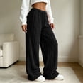 thumbnail image 4 of Yirov Fluffy Pajama Pants for Women Comfy Soft Fuzzy Pj Bottoms Loungewear Drawstring Fleece Sleepwear for Winter, 4 of 7