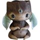 thumbnail image 1 of Home Garden Casual Art Flowerpot Cartoon Three Eyes Elf Patchwork Craft Potted Pot Ornament (Style B, 11 cm*11 cm*15 cm), 1 of 5