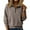 Khaki, variant on Quarter Zip Sweater Women, Yigetop Women Tops Quarter Zip Fall Winter Tunics V Neck Collared Outfits Loose Fit Casual Oversized Pullover 1/4 Zip Pullover Women, Beige L