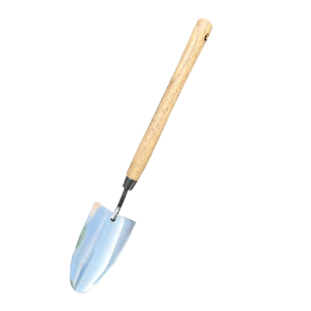 Ainf Long Handle Garden Shovel – Stainless Steel Gardening Hand For Digging Transplanting