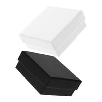 HOMEMAXS 2pcs Jewelry Box Paper Small Jewelry Boxes Packaging Empty Present Boxes With Lids For Rings Earrings Bracelet Necklace Boxes