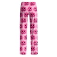 thumbnail image 3 of Women's Wide Leg Lounge Pants Halloween Yoga Pajamas Comfy Stretch Print Pajamas Puls Size Dance Bottoms S-2XL, 3 of 4