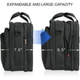 thumbnail image 6 of KROSER 17.3" Premium Canvas Laptop Messenger Bag - Black, 1-Piece, 6 of 8