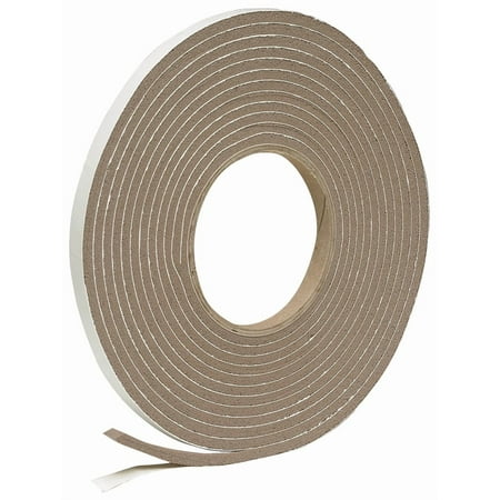 Frost King Brown Vinyl Clad Foam Weather Seal For Doors and Windows 17 ft. L X 0.19 in.