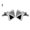 I, variant on 2Pcs Men Crystal Cufflinks Shirt Cuff Links Wedding/Party Jewellery Accessories-H