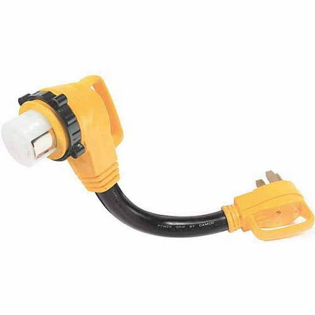 Camco RV 18" 50-Amp 90-Degree PowerGrip Adapter