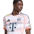 thumbnail image 5 of adidas Men's Bayern Munich 25/26 Away Jersey - White/Orange/Gray (L), 5 of 5
