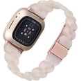 thumbnail image 1 of REQO Bracelet de Montre en Résine Compatible pour Fitbit Versa 4/Sense 2 Bracelets de Remplacement, Bracelet Réglable avec Boucle en Acier Inoxydable pour Fitbit Sense 2/Versa 4/Versa 3 pour Femmes Hommes, 1 of 6