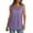 Solid Color1-Purple, variant on Brilliant Tank Tops for Women Plus Size 3x Women's Summer Casual Loose Fit Pleated Square Neck Sleeveless Tops (Black,M)