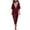 Wine, variant on Tumotour Summer Tank Dress For Women'S V-Neck Short Sleeve T-Shirt Dress Straight-Line Dress