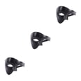 thumbnail image 1 of Wisewang Wide Application Half Face Mask For Various Occasions Half Face Masquerade Masks Made With Plastic Black 3Set, 1 of 6