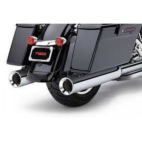 Cobra Power-Flo Chrome 4.5" Mufflers (6215)