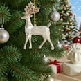 thumbnail image 4 of Horivan Champagne Christmas Ball Ornaments Plastic Shatterproof 24PCS for Tree Decorations Holiday Party Supplies Bulk Home Festive Decor, 4 of 6