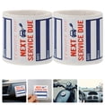 thumbnail image 2 of 2 Rolls of 300Pcs Service Due Stickers Simple Car Window Stickers Auto Stickers, 2 of 5