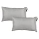 thumbnail image 1 of Cojín riñonera decorativa Delta rectangular Set de 2 Gris Arena, 1 of 4