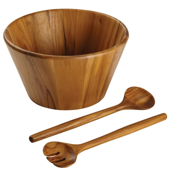 Anolon Pantryware 3-Piece Teak Wood Salad Serving Set