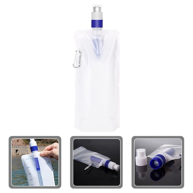 RENACLIPY Camping Water Container Portable Water Filter Bag Transparent 1Pcs Backpacking Gear