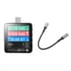 thumbnail image 1 of Comprobador de Carga Rápida USB-C Portátil KM003C PD3.1 QC5.0, Voltímetro y Amperímetro Digital, Comprobador de Banco de Energía con Cable de 140 W., 1 of 5