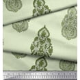 thumbnail image 2 of Soimoi Cotton Voile Fabric Floral & Paisley Block Decor Fabric Printed Yard 56 Inch Wide, 2 of 3
