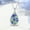 White, variant on European And American Blue Emerald Jewelry Suit Long Necklace