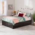 thumbnail image 2 of AFI Concord Queen Storage Solid Wood Platform Bed in Espresso, 2 of 9