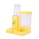 thumbnail image 1 of Botella de agua para hámster de pie con recipiente para comida Fácil de limpiar Versátil Pesado amarillo, 1 of 8