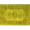 thumbnail image 1 of Ahgly Company Indoor Rectangle Abstract Yellow Contemporary Area Rugs, 7' x 10', 1 of 4