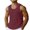 Wine, variant on Ynynloco Mens Waffle Tank Tops Sleeveless Crew Neck Stretch Soft Knit Pullover Vest Athletic Muscle Summer Beach Breathable Shirts