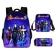 thumbnail image 1 of Mochila de moda de los descendientes 3 de la película de Disney genuina, mochila escolar para niños con estuche para lápices, mochila de viaje para hombres y mujeres, regalo de Navidad, 3 uds. Gao Jinjia LED, 1 of 2