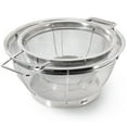 thumbnail image 2 of Oster Baldwyn 2 Piece 11 inch and 8.75 Inch Round Stainless Steel Mesh Colander Set, 2 of 6
