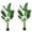 Canna, buds, (2PCS), variant on 1/2PCS Artificial Plant Tree, 4/5/6 Feet Tall Faux Bird of Paradise Plant with Black Pot Green Tropical Artificial Plants for Indoor Home Living Room and Offices Decorations