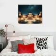 thumbnail image 5 of Nawypu Louvre Pyramid at Night Art Canvas Print Wall Art Home Wall Decor Canvas -MADE TO ORDER- Ready to Hang Canvas Framed, 5 of 6