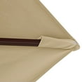 thumbnail image 6 of Blue Wave NU6255 Swim Time Santorini Ii Fiesta 10 Ft. Square Cantilever Umbrella In Stone Sunbrella Acrylic, 6 of 9