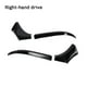 thumbnail image 1 of Car Rearview Mirror Base Decor Cover For Toyota RHD Black, 1 of 3