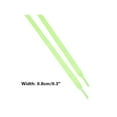 thumbnail image 3 of INSPIRE CHIC Solid Color Flat Shoe Laces for Men Women Athletic Shoestrings 2 Pairs for Sneakers 80cm/31.5" Neon Green, 3 of 4