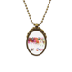 thumbnail image 1 of Collar colgante Unbranded Rio de Janeiro Brasil acuarela bronce antiguo, 1 of 3