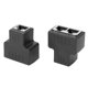 thumbnail image 5 of 2 Unids Adaptador de Cable Ethernet 1? en 2? de salida RJ45 Hembra Interfaz LAN Conector Cable Extender Divisor para Internet Cable, 5 of 8