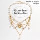 thumbnail image 5 of Collar de perlas artificiales para mujer, collar sencillo y bonito, colgante en capas exquisito a la moda, con cuentas, elegante, 5 of 5