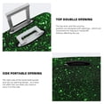 thumbnail image 3 of Hirioo Green Sparkling for Elasticity Suitcase Cover (No luggage Included) Durable Luggage Protector Fits 18-32 Inch Luggage-Medium, 3 of 7