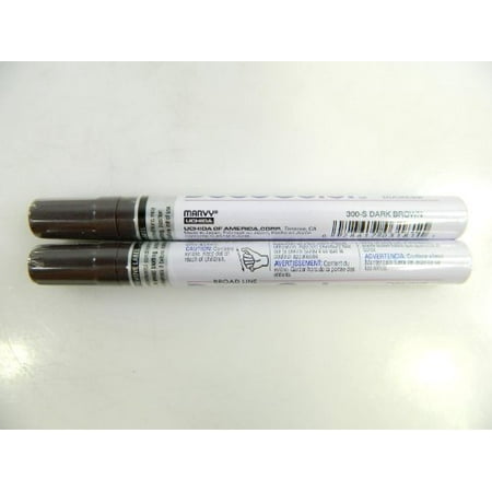 Deco Point - Two (2) Deco Color Marvy Uchida Broad Line Opaque Paint Marker (Dark Brown)
