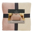thumbnail image 1 of Set de Edrecolcha Doble Vista con Fundas, Hometrends King Size, Rosa-Beige, 1 of 3