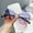 D, variant on Homesteed Womens Sunglasses Rimless Rhinestone Square Punk Fashion Trendy Sun Glasses Vintage Designer Shield Glasses
