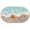 Blue, variant on FRABE Soft and Absorbent Beach Bathroom Rug, Non-Slip Backing, Ideal for Bathroom, Kitchen and Entryway Decor, Sea Beach Starfish Shell Bath Decor, Blue 22" x 34"
