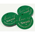 thumbnail image 3 of Inkdotpot Rose Gold Foil Paper Hang Tag Love Is Sweet Wedding Favor Tag 50 Piece, 3 of 7